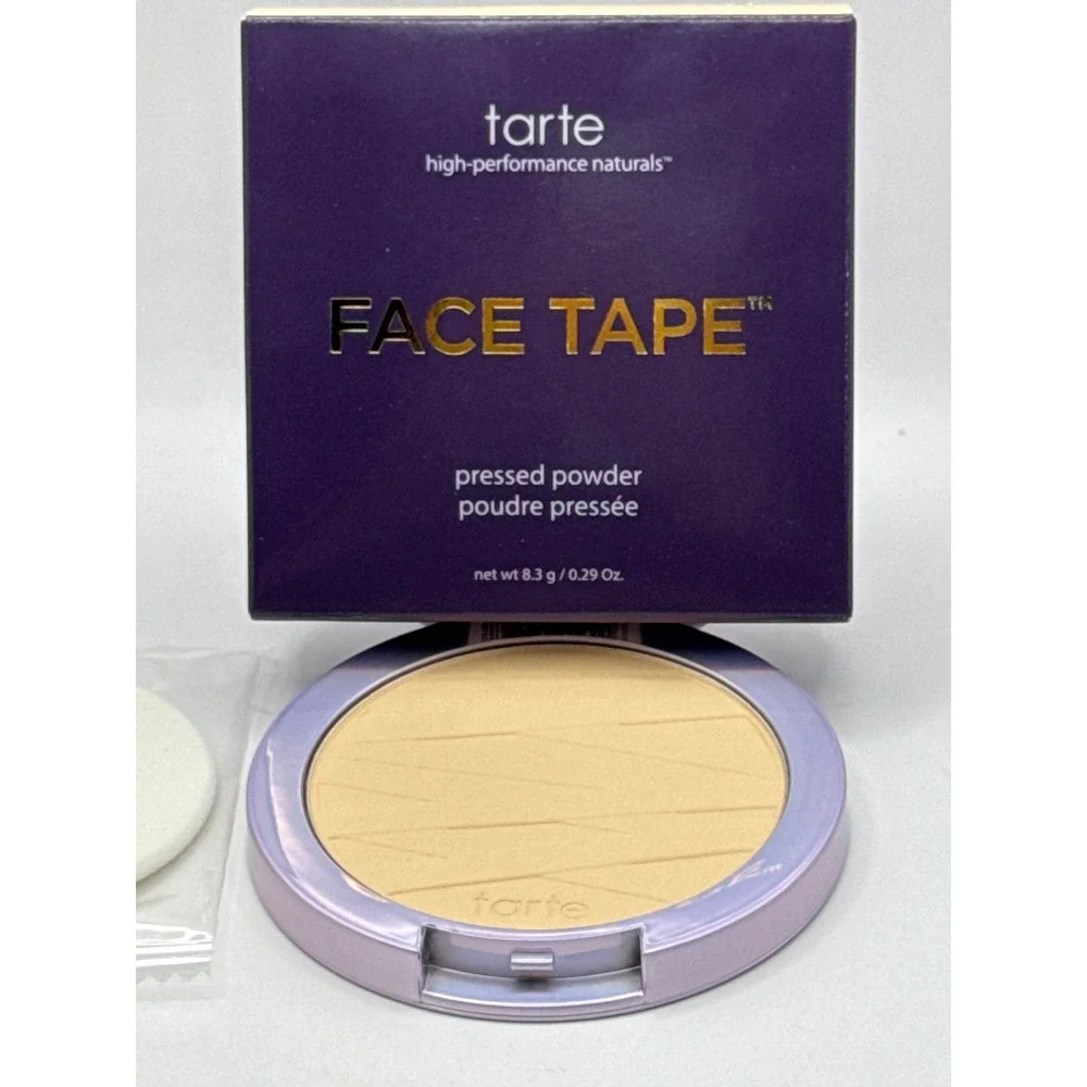 Tarte Face Tape Pressed Powder 20S Light Sand Mattifying Hydrating Smooth BNIB‎